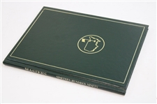 1990 Masters Tournament Green Annual Book - Nick Faldo Winner - Calcavecchia Collection