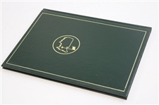 1990 Masters Tournament Green Annual Book - Nick Faldo Winner - Calcavecchia Collection