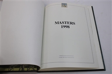 1998 Masters Tournament Green Annual Book - Mark O'Meara Winner - Calcavecchia Collection
