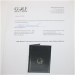 1998 Masters Tournament Green Annual Book - Mark O'Meara Winner - Calcavecchia Collection