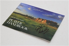 John Daly Signed 2024 OPEN Championship at Royal Troon Player Handbook JSA ALOA