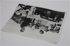 Olin Dutra & Frank Walsh 1932 National Professional Golf Tournament Trophy Photo