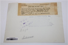 Olin Dutra & Frank Walsh 1932 National Professional Golf Tournament Trophy Photo