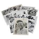 Ten (10) Jack Nicklaus Photos - Trophies, Action, Press, Wire & other