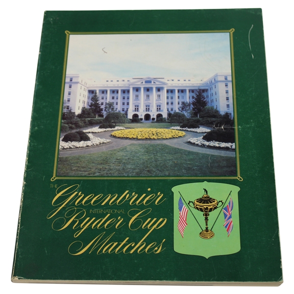 1979 Ryder Cup at The Greenbrier Course Program