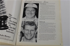 1979 Ryder Cup at The Greenbrier Course Program