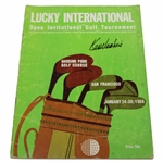 Ken Venturi Signed 1966 Lucky Invitational At Harding Park Program JSA ALOA