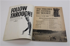 Ken Venturi Signed 1966 Lucky Invitational At Harding Park Program JSA ALOA