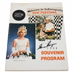 Gary Player Signed 1964 “500” Festival Open Official Program JSA ALOA