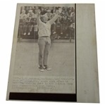 Jack Nicklaus July 13, 1970 British Open At St. Andrews 8X10 Wire Photo 