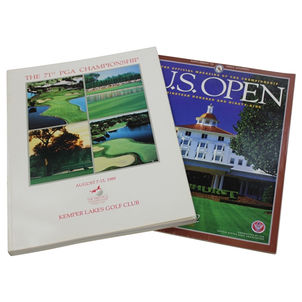 1989 PGA at Kemper Lakes & 1999 US Open at Pinehurst Programs - Payne Stewart Wins