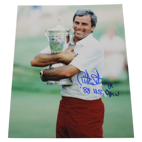 Curtis Strange Signed 1988 US Open at Brookline Photo JSA ALOA