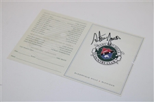 Steve Jones Signed Oakland Hills Country Club Scorecard JSA ALOA