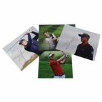 Four (4) Luke Donald Signed Photos JSA ALOA