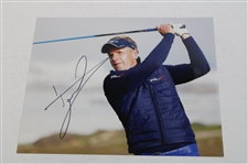 Four (4) Luke Donald Signed Photos JSA ALOA