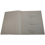 1955 Ryder Cup Challenge Team Matches at Midland Country Club Program & Season Badge 