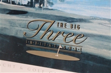 Palmer, Player & Nicklaus Signed 1997 The Big Three Invitational Poster JSA ALOA - Framed