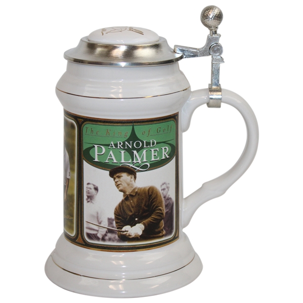 Arnold Palmer Vintage Stein Cup With Certificate Of Authenticity