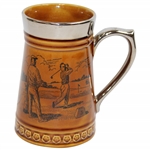 Lord Nelson Pottery 19th Hole Stein Made In England 