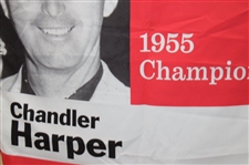 Bank of America Colonial 1955 Champion Chandler Harper Large Course Flown Banner