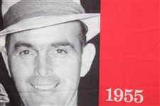 Bank of America Colonial 1955 Champion Chandler Harper Large Course Flown Banner