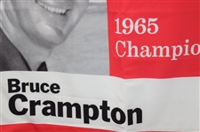 Bank of America Colonial 1965 Champion Bruce Crampton Large Course Flown Banner