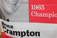 Bank of America Colonial 1965 Champion Bruce Crampton Large Course Flown Banner