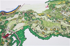 1968 Cypress Point Club Pebble Beach JP Izatt Visual Survey Course Map