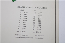 1968 Cypress Point Club Pebble Beach JP Izatt Visual Survey Course Map