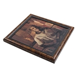 Marquetry Portrait of Ben Crenshaw Framed Print by Tony Jacklin - WGHoF Collection