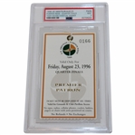 1996 US Amateur Pass Tiger Woods Eventual Winner Pumpkin Ridge PSA 9 MINT