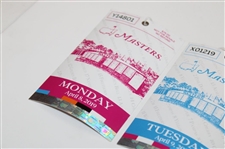 2019 Masters Tournament Monday, Tuesday & Wednesday Practice Round Tickets 