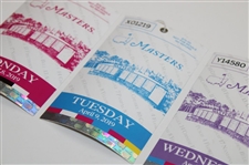 2019 Masters Tournament Monday, Tuesday & Wednesday Practice Round Tickets 