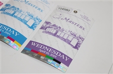 2019 Masters Tournament Monday, Tuesday & Wednesday Practice Round Tickets 