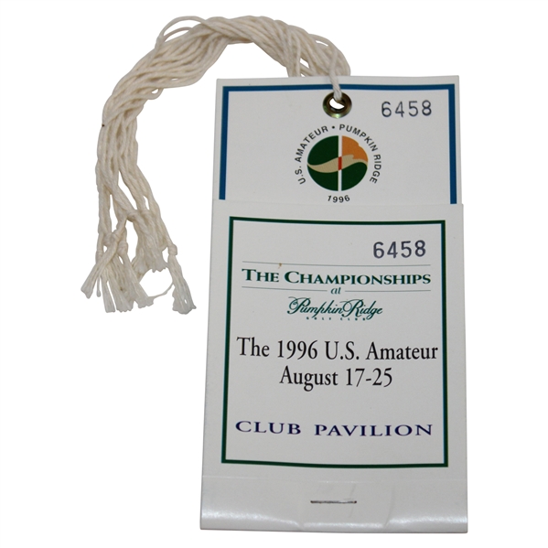 1996 US Amateur At Pumpkin Ridge Full Complete Ticket Set