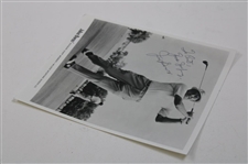 Julius Boros Signed Wilson Advisory Staff Photo Personalized & Inscribed JSA ALOA