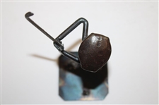 Roland Metal Art Golfer Statue Hitting Off A Tee