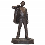 Michael Garman Long Ball #910 Bronzetone Statue