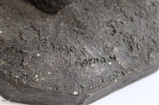 Michael Garman Long Ball #910 Bronzetone Statue