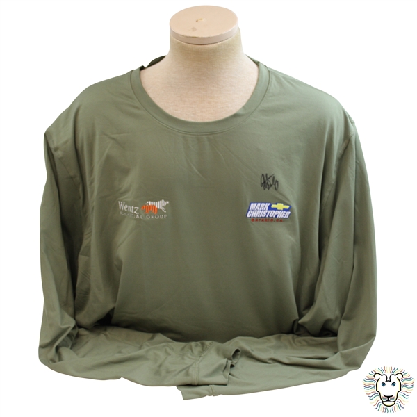 John Daly Signed Green Puma Longsleeve Shirt JSA ALOA