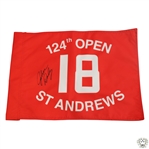 John Daly Signed 1995 OPEN Championship at St Andrews Red Flag JSA ALOA