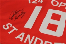 John Daly Signed 1995 OPEN Championship at St Andrews Red Flag JSA ALOA