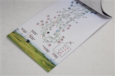 John Daly Signed 2024 OPEN Championship at Royal Troon Strokesaver Yardage Book JSA ALOA
