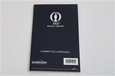 John Daly Signed 2024 OPEN Championship at Royal Troon Strokesaver Yardage Book JSA ALOA