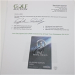 John Daly Signed 2024 OPEN Championship at Royal Troon Strokesaver Yardage Book JSA ALOA