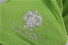 John Daly Signed Neon Green Cool Fish Collared Shirt with Sponsors JSA ALOA
