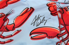 John Daly Signed Loudmouth Apparel Blue Lobster Boil Pants JSA ALOA