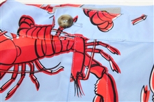 John Daly Signed Loudmouth Apparel Blue Lobster Boil Pants JSA ALOA