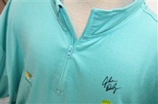 John Daly Signed Teal Cool Fish Pullover with Sponsors JSA ALOA