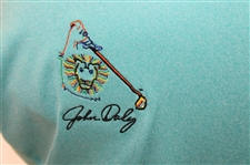 John Daly Signed Teal Cool Fish Pullover with Sponsors JSA ALOA